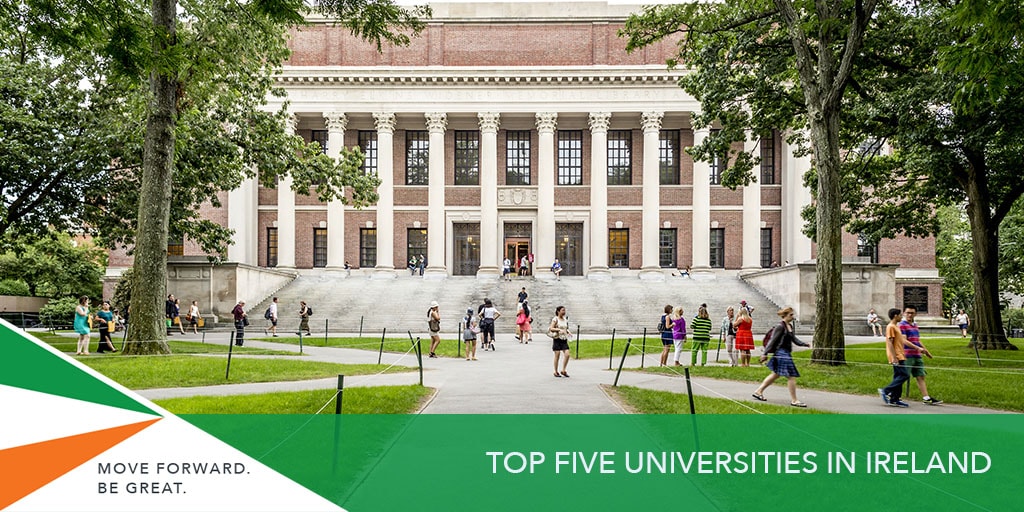 Top Five Universities in Ireland